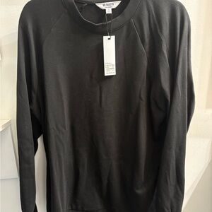 BB Dakota Black Long Sleeve Long Sweatshirt